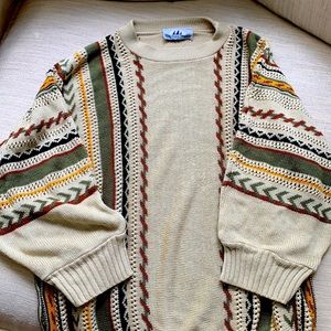 Hipster patterned sweater (Thrifted)